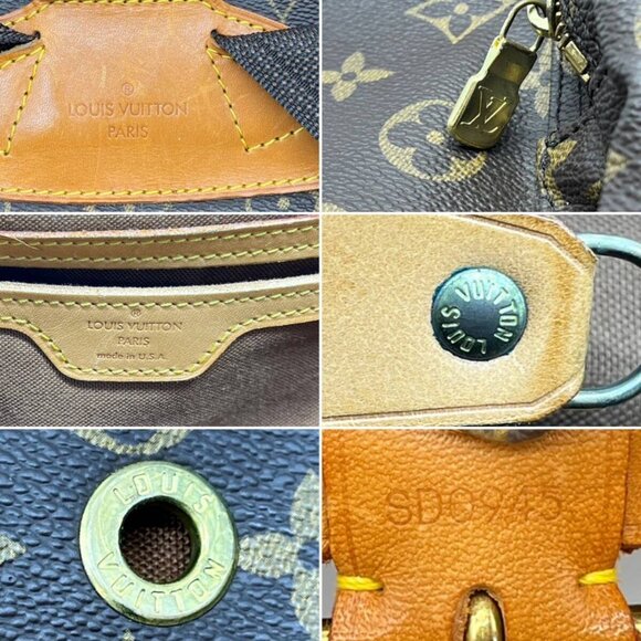🔥EXTRA LARGE🔥 Authentic Louis Vuitton Monogram Montsouris GM Backpack Bag LV - Picture 15 of 15